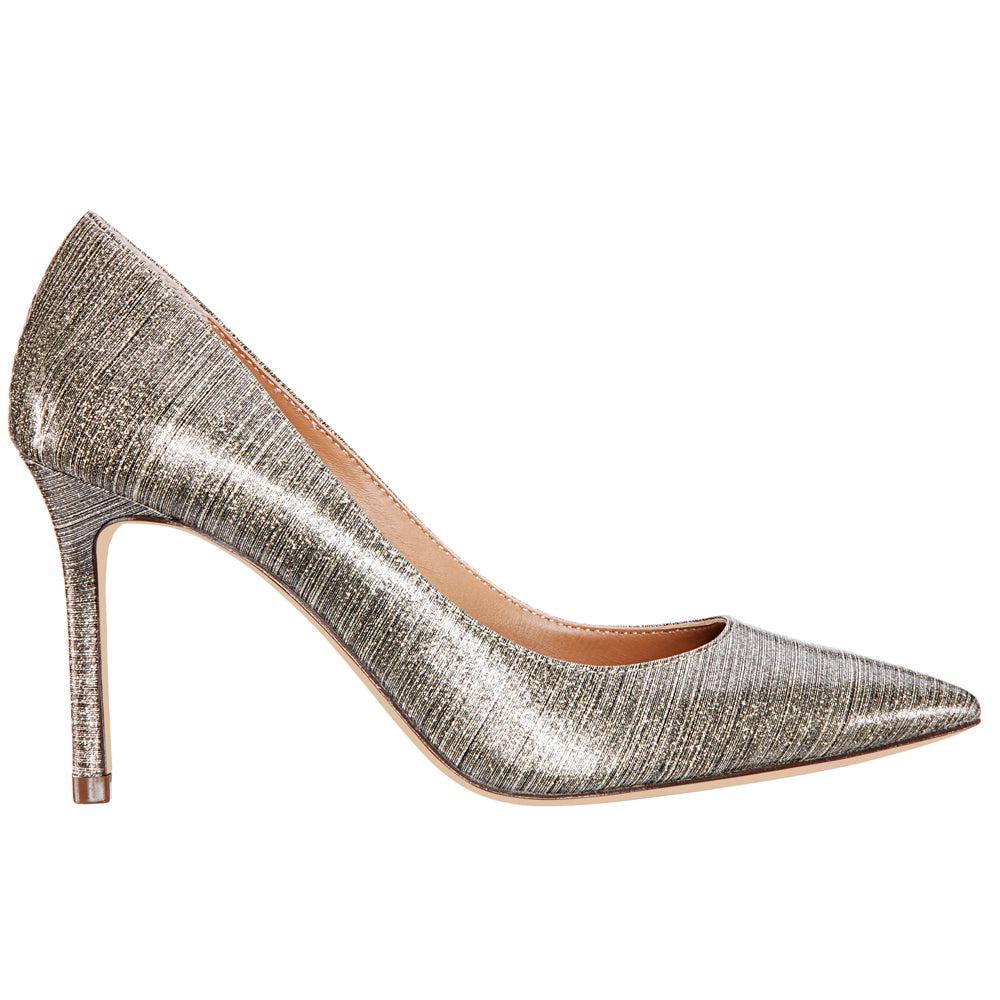 Nina Nina Metallic Pointed Toe Stiletto Pumps