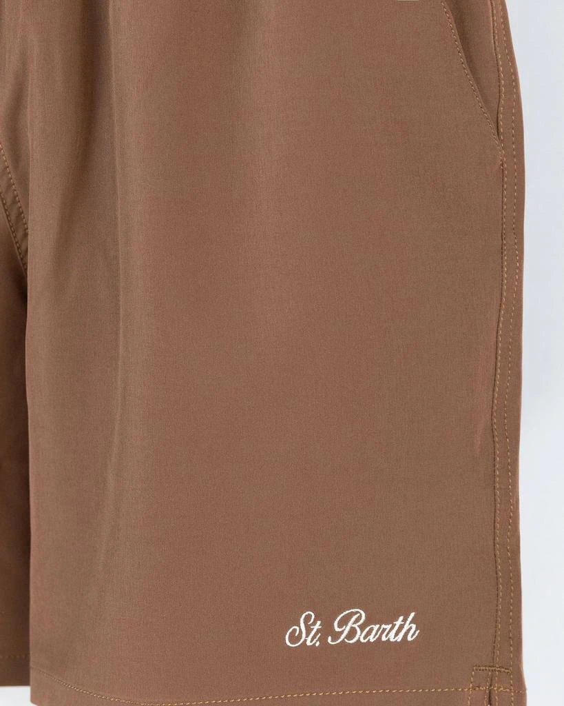 Mc2 Saint Barth Mc2 Saint Barth Logo Embroidered Comfort Drawstring Swim Shorts 3