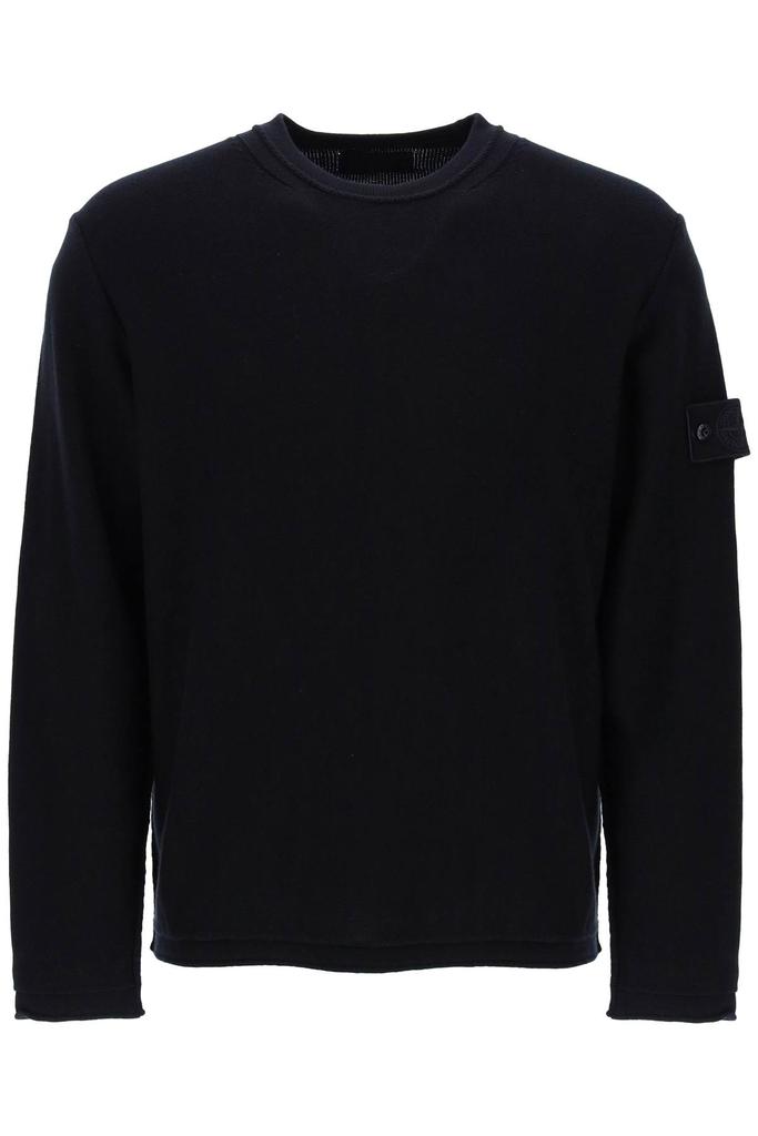 STONE ISLAND cotton and cashmere ghost piece pullover