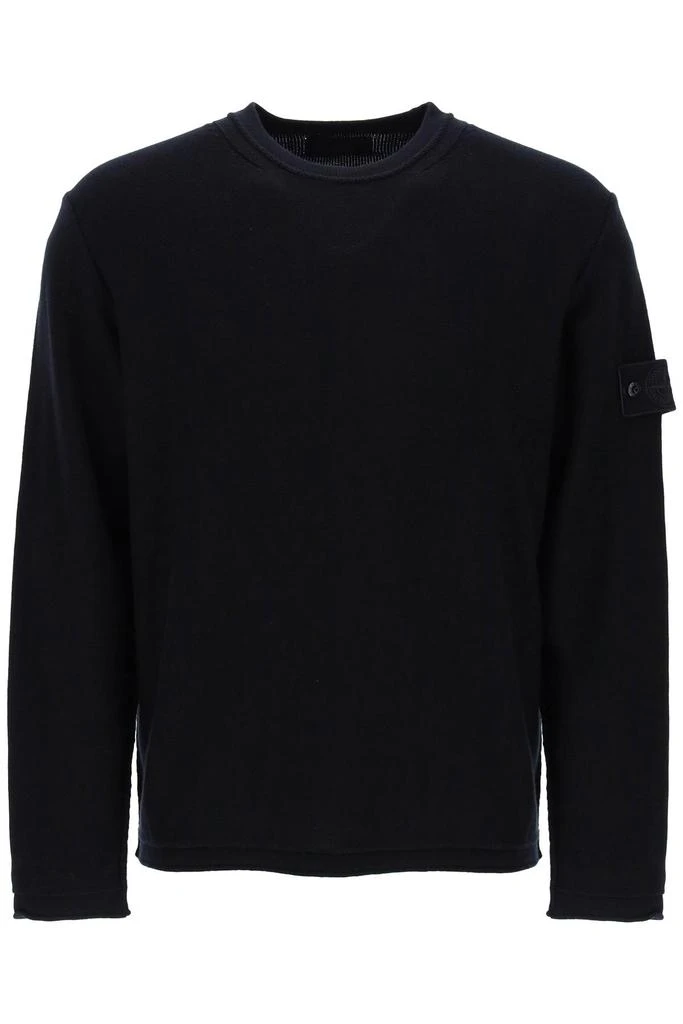 STONE ISLAND cotton and cashmere ghost piece pullover 1