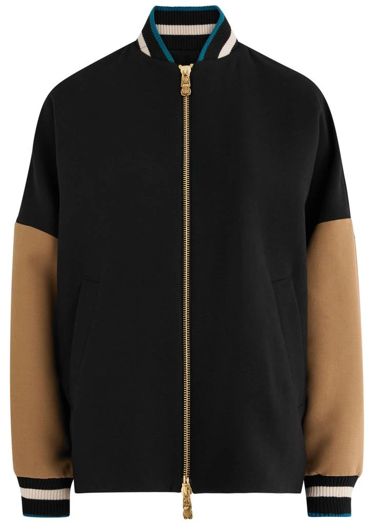 LA DOUBLE J Brooklyn wool-blend bomber jacket 1