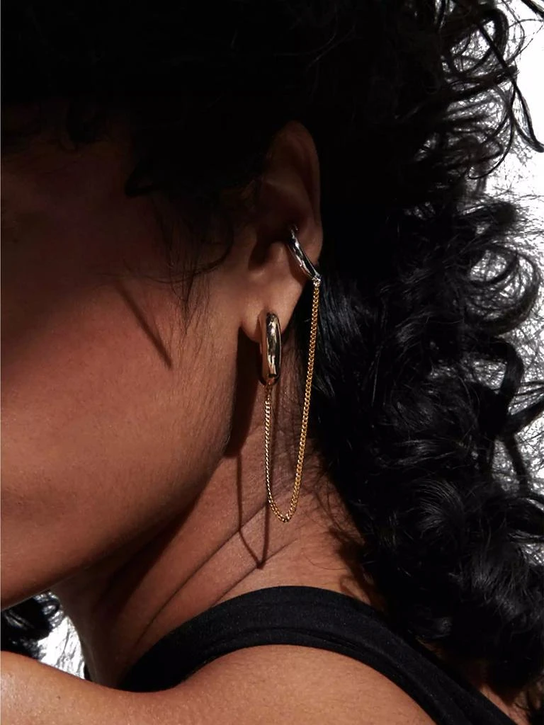 Demarson Phoenix 2.0 Two-Tone Chain Earring 2