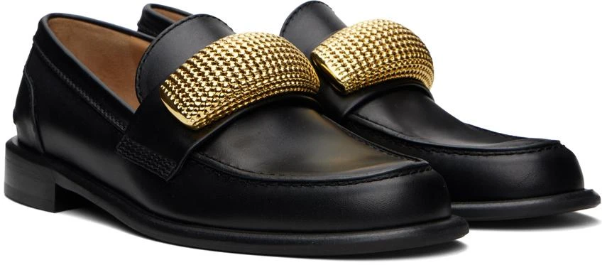 JW Anderson Black Popcorn Loafers 4