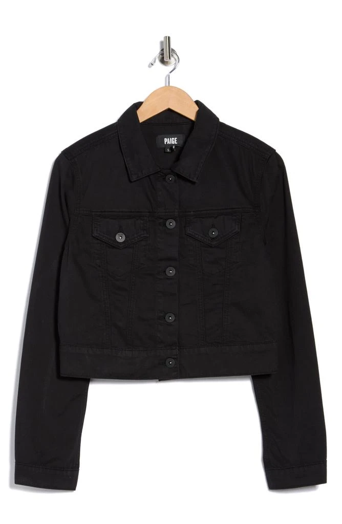 Paige Chara Crop Denim Shirt Jacket 3