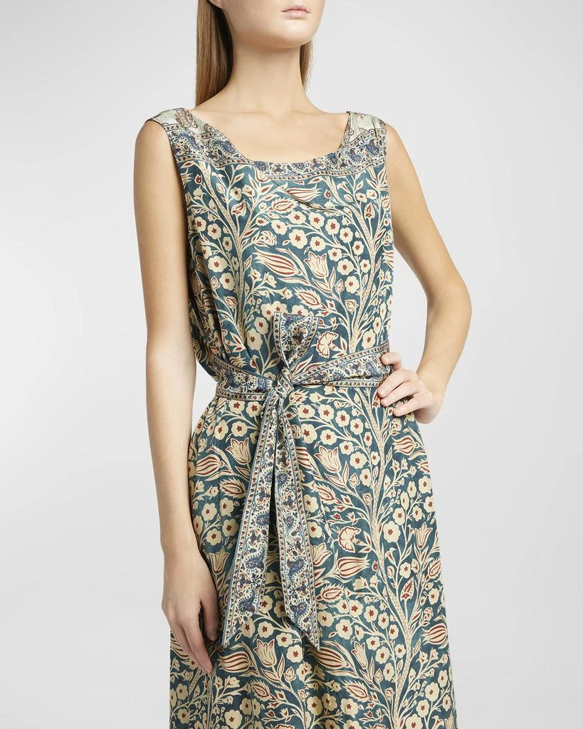 Loro Piana Abito Kiko Tree Of Life Habuta Dress 7