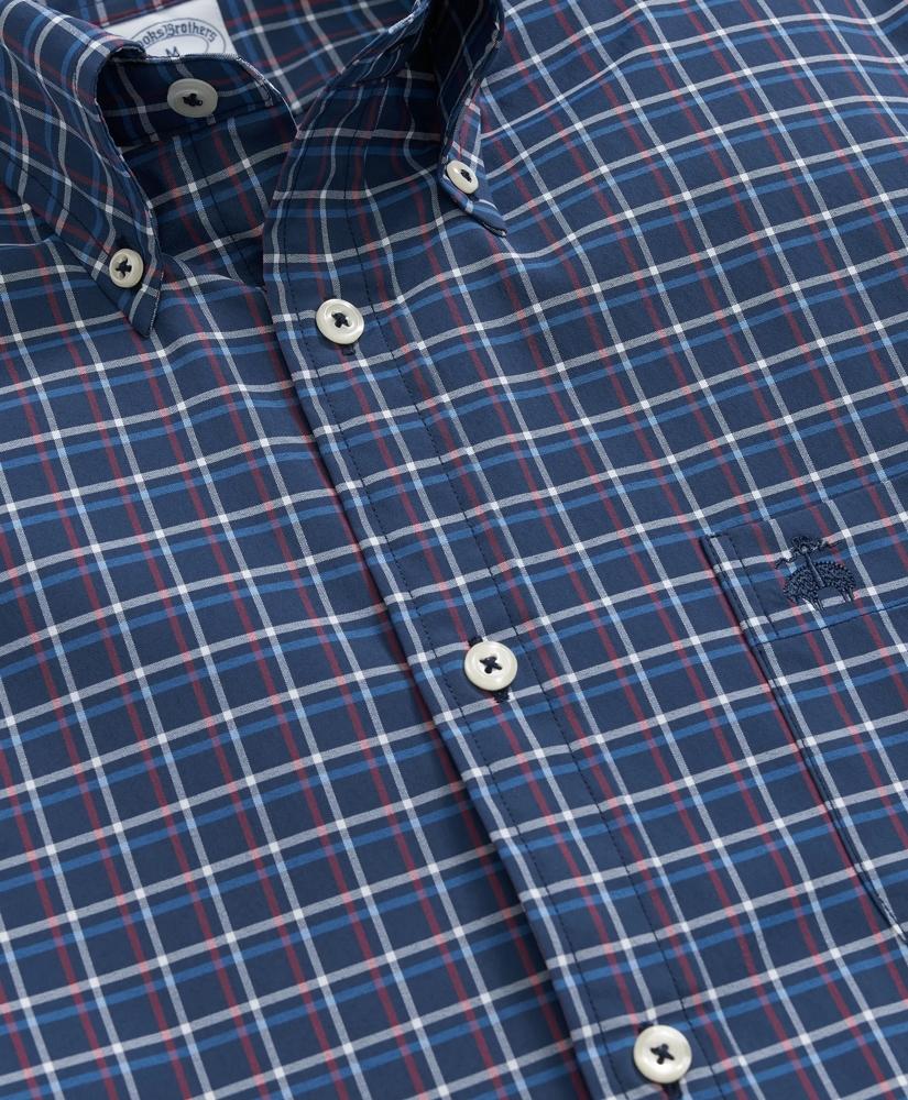 Brooks Brothers Performance Series Stretch Button-Down Collar, Graph Check Sport Shirt