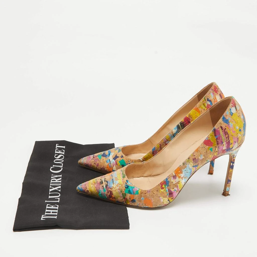 Manolo Blahnik Manolo Blahnik Multicolor Cork BB Pumps Size 42 9