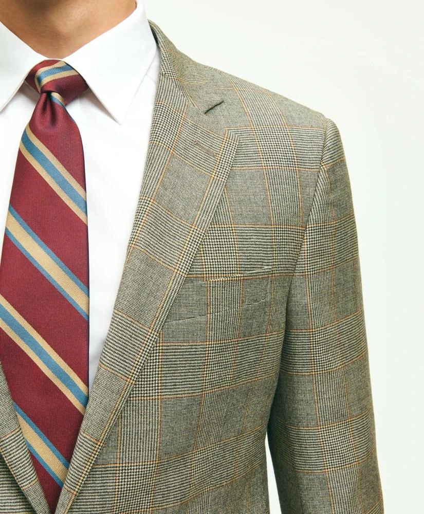 Brooks Brothers Classic Fit Stretch Wool Windowpane 1818 Suit 4