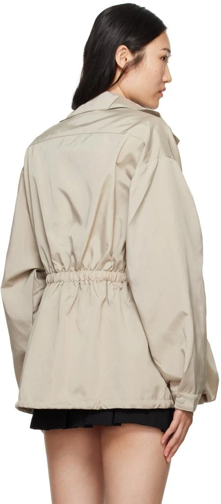 WARDROBE.NYC Gray Gathered Jacket 3