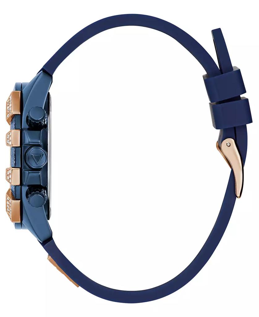 GUESS Women's Multi-Function Blue Denim/Silicone Watch 39mm