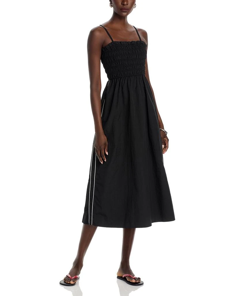 Steve Madden Kit Smocked Poplin Midi Dress 1