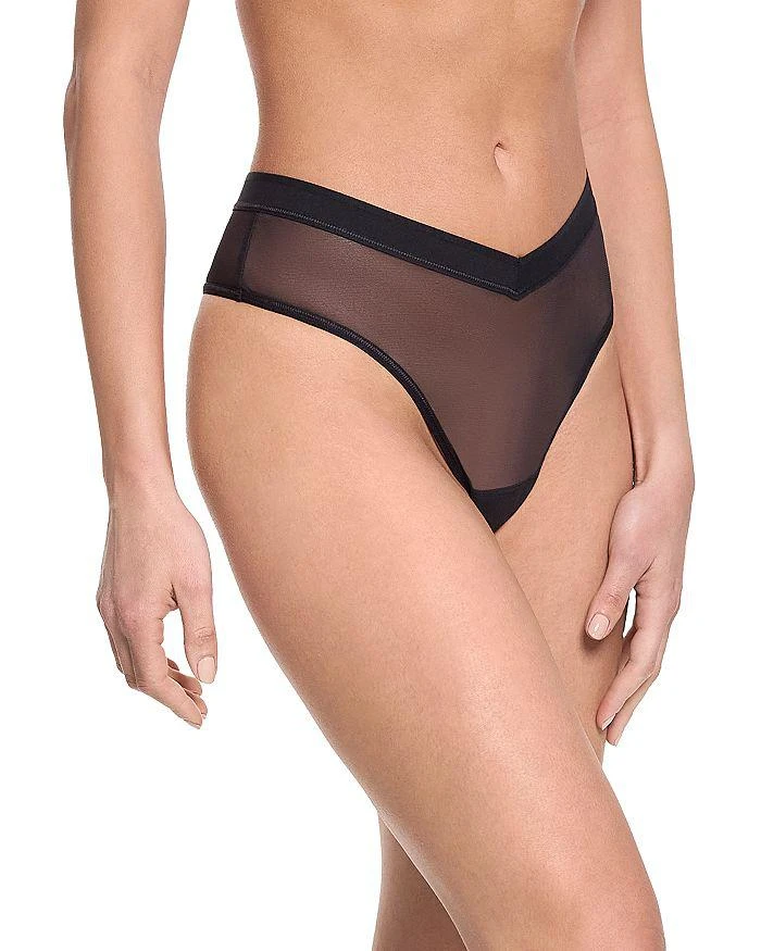 Hanky Panky Mesh High Cut Thong Panties 5