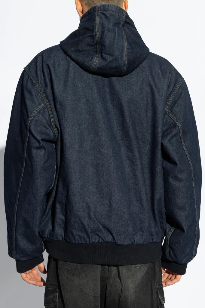 Carhartt WIP Denim jacket with hood 4