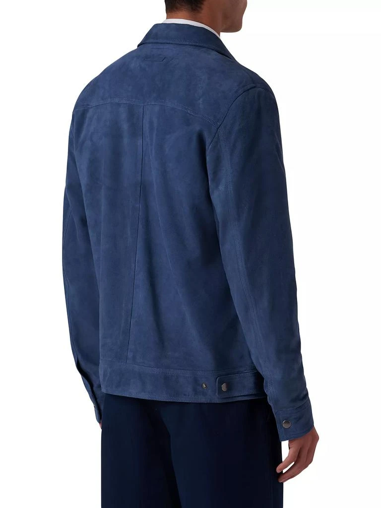 BUGATCHI Suede Bomber Jacket 5