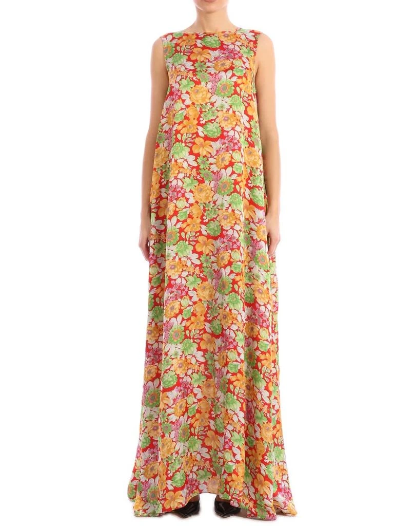 Plan C Floral Print Maxi Dress 1
