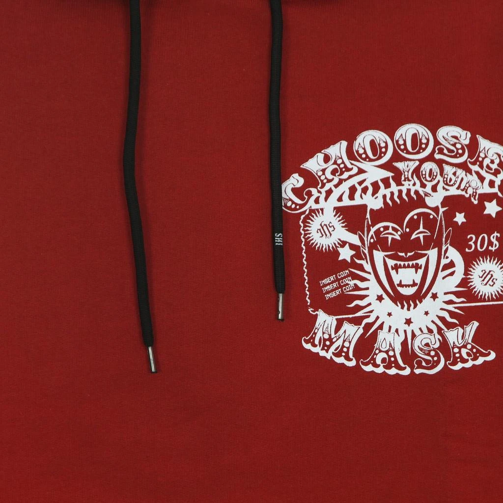 IHS Men's Lightweight Hoodie Choose Your Mask Hoodie Red 1