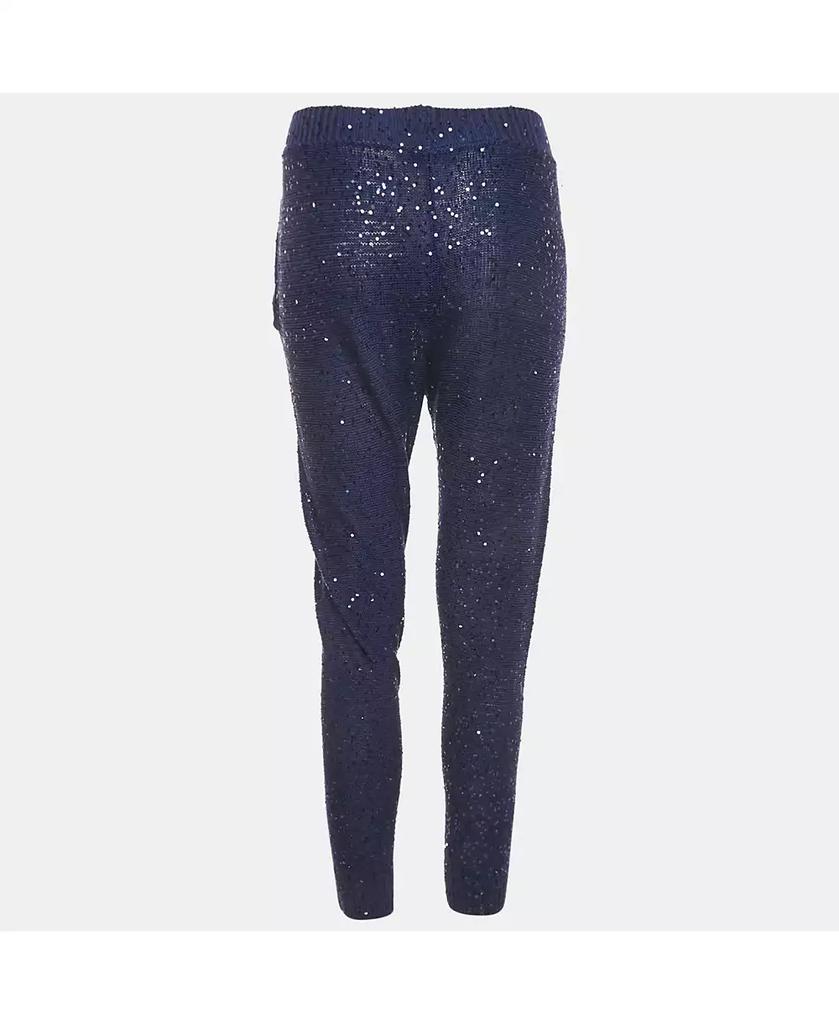 Pre-Owned Stella McCartney Women's Sequin Cotton Knit Jogger Pants