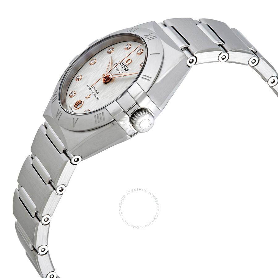 Omega Constellation Automatic Diamond Silver Dial Ladies Watch 131.10.29.20.52.001