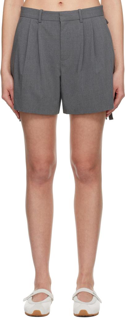 Sandy Liang Gray Hinoki Shorts