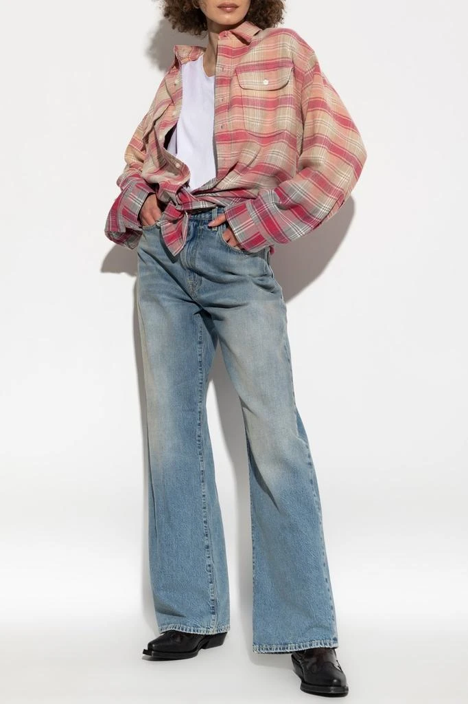R13 R13 Oversize Plaid Shirt 2