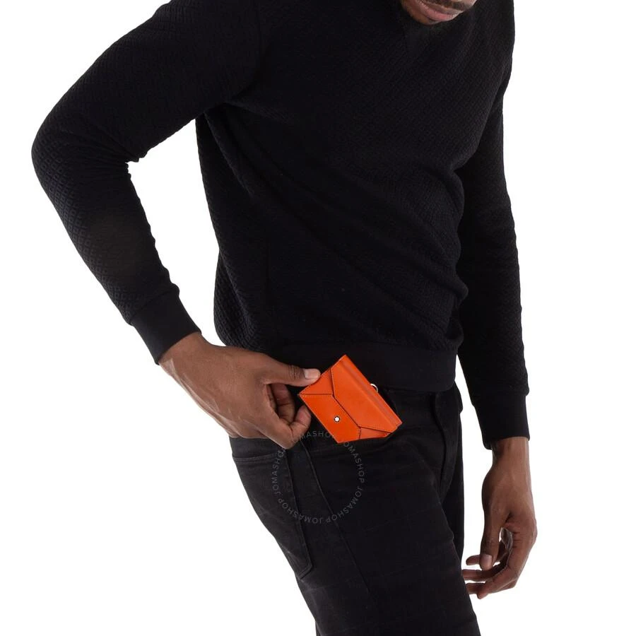 MontBlanc Meisterstuck Selection Soft Card Holder - Spicy Orange 2