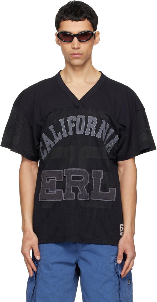 ERL Men's Double Sleeve Polo T-Shirt Black - Polo Shirts - Compare