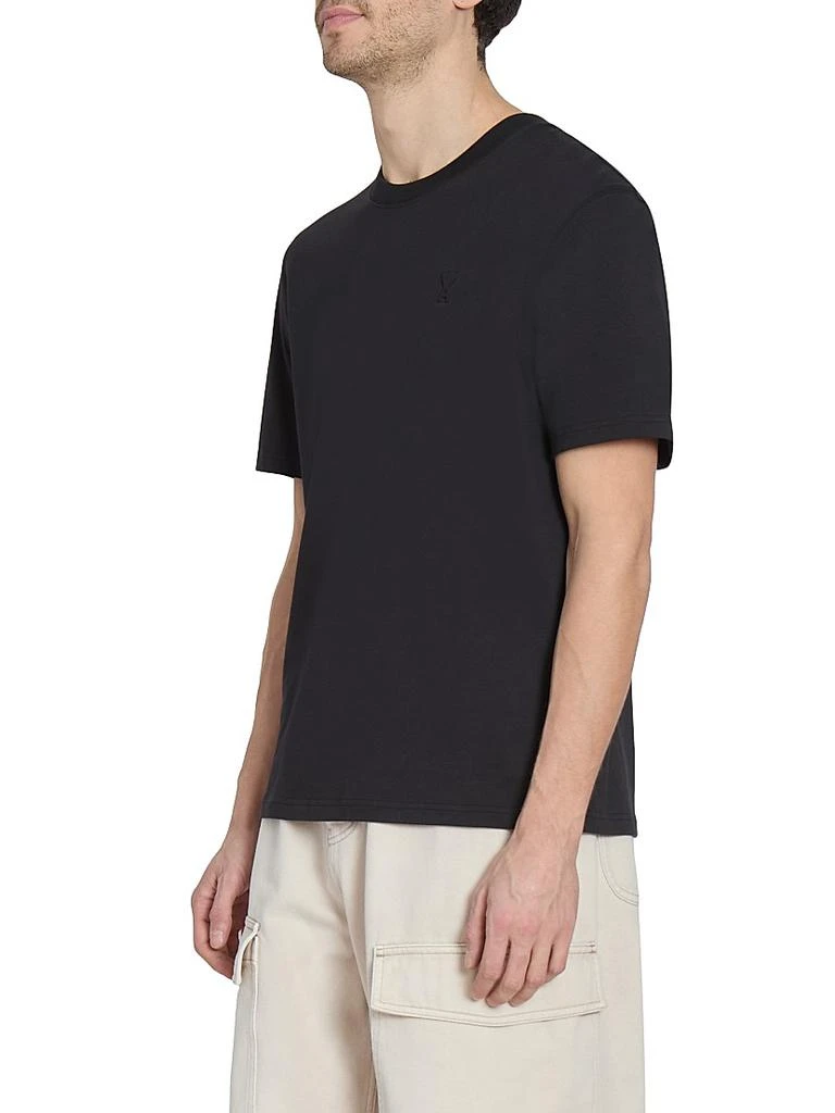 AMI ADC Embossed Logo T-Shirt 4