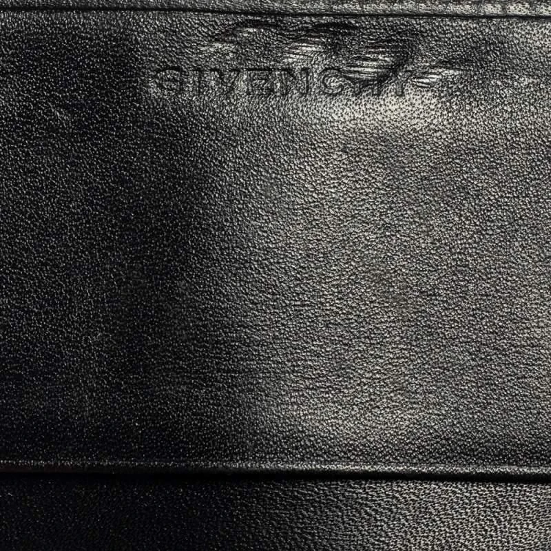 Givenchy Givenchy Black/Grey Monogram Canvas and Leather Continental Wallet 7