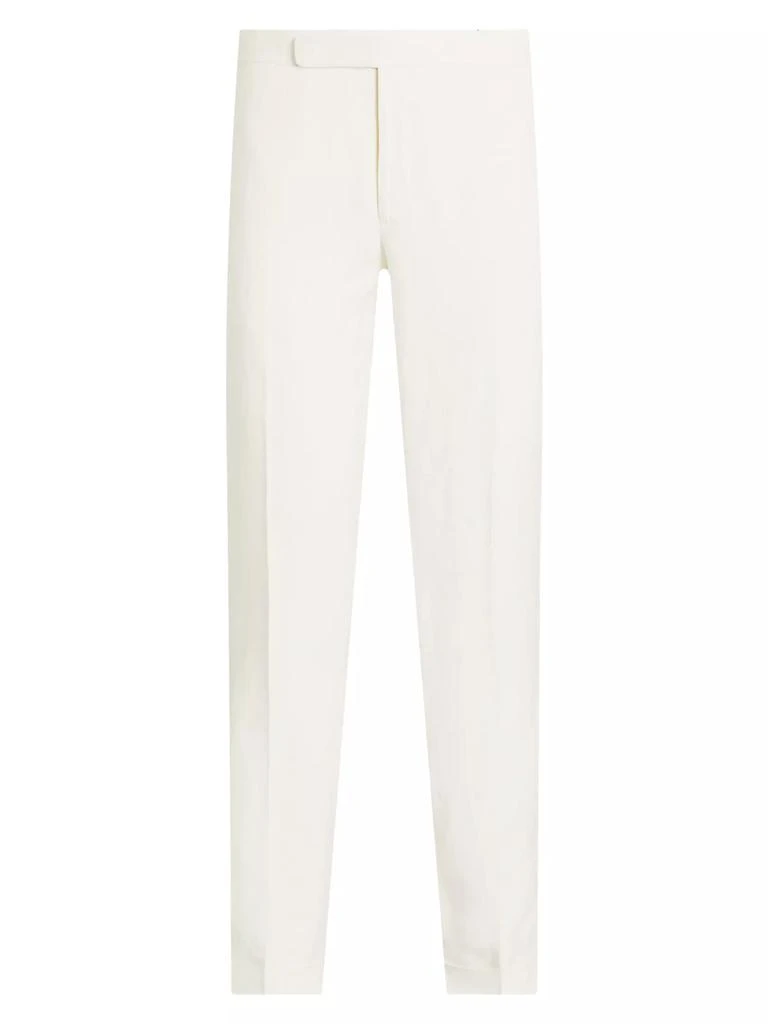 Ralph Lauren Gregory Silk & Linen-Blend Trousers 1