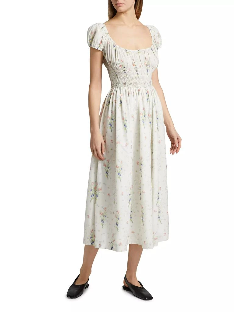 DÔEN Quinley Floral Cotton Midi-Dress 2