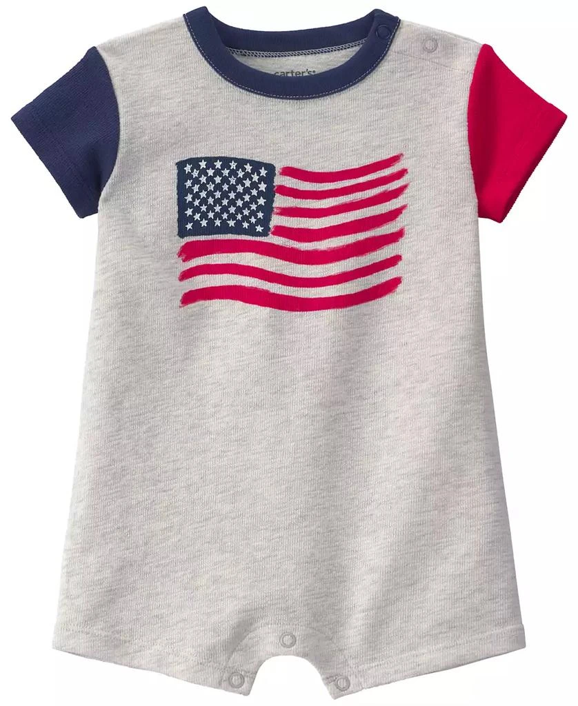 Carter's Baby Boys' or Girls' American Flag Short-Sleeve Romper new arrivals