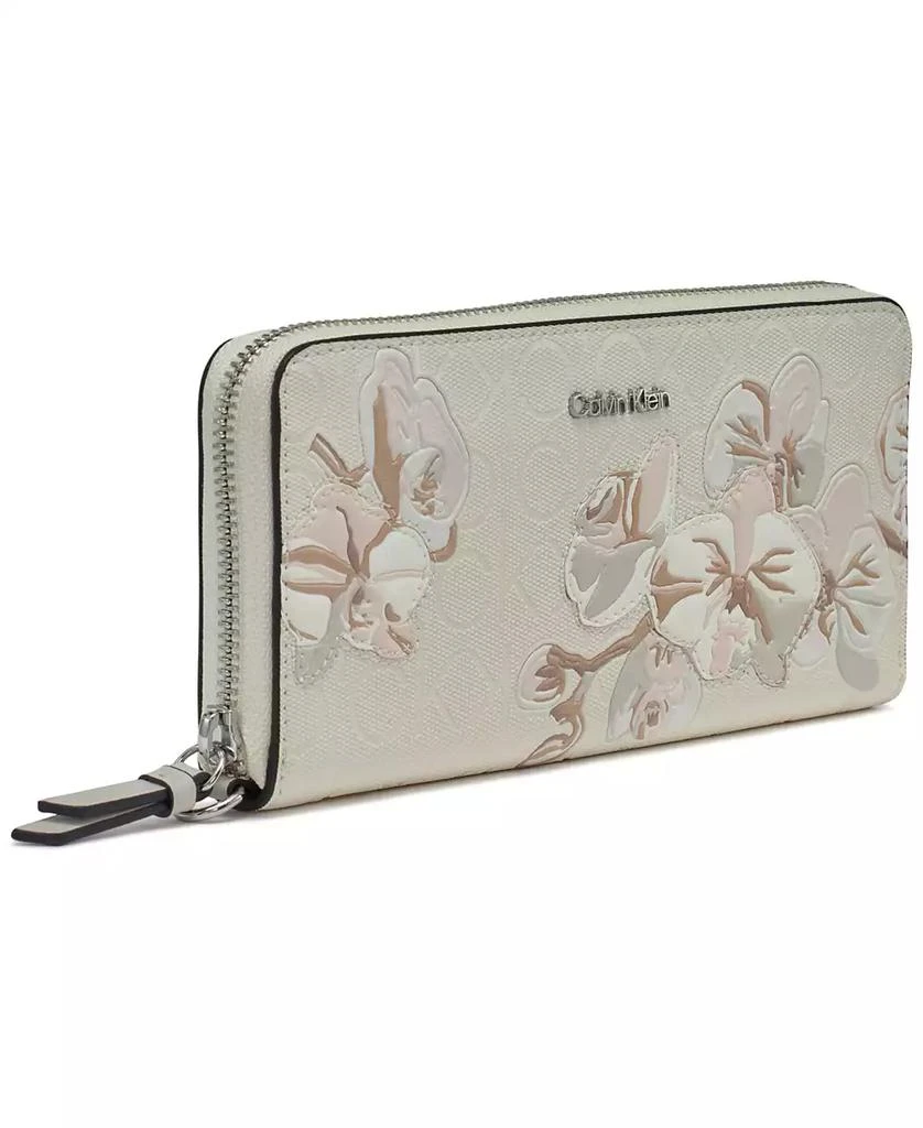 Calvin Klein Audrey Boxed Floral Logo Emboss Wallet 5