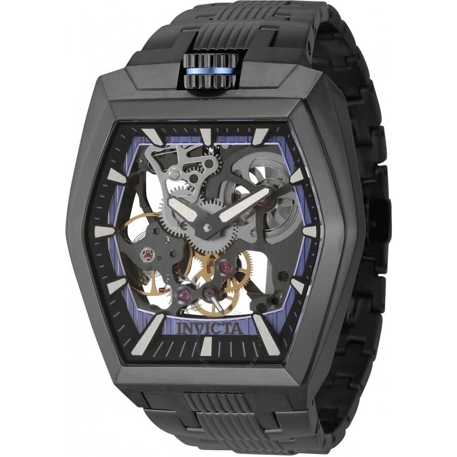 Invicta Akula Hand Wind Metallic Blue and Black Dial Men's Watch 44015 1