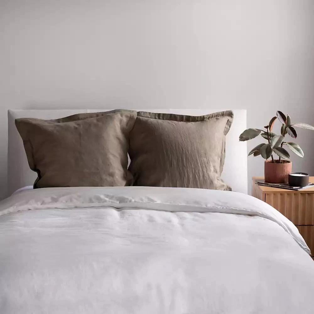 Bokser Home French Linen Flanged Euro Sham 2