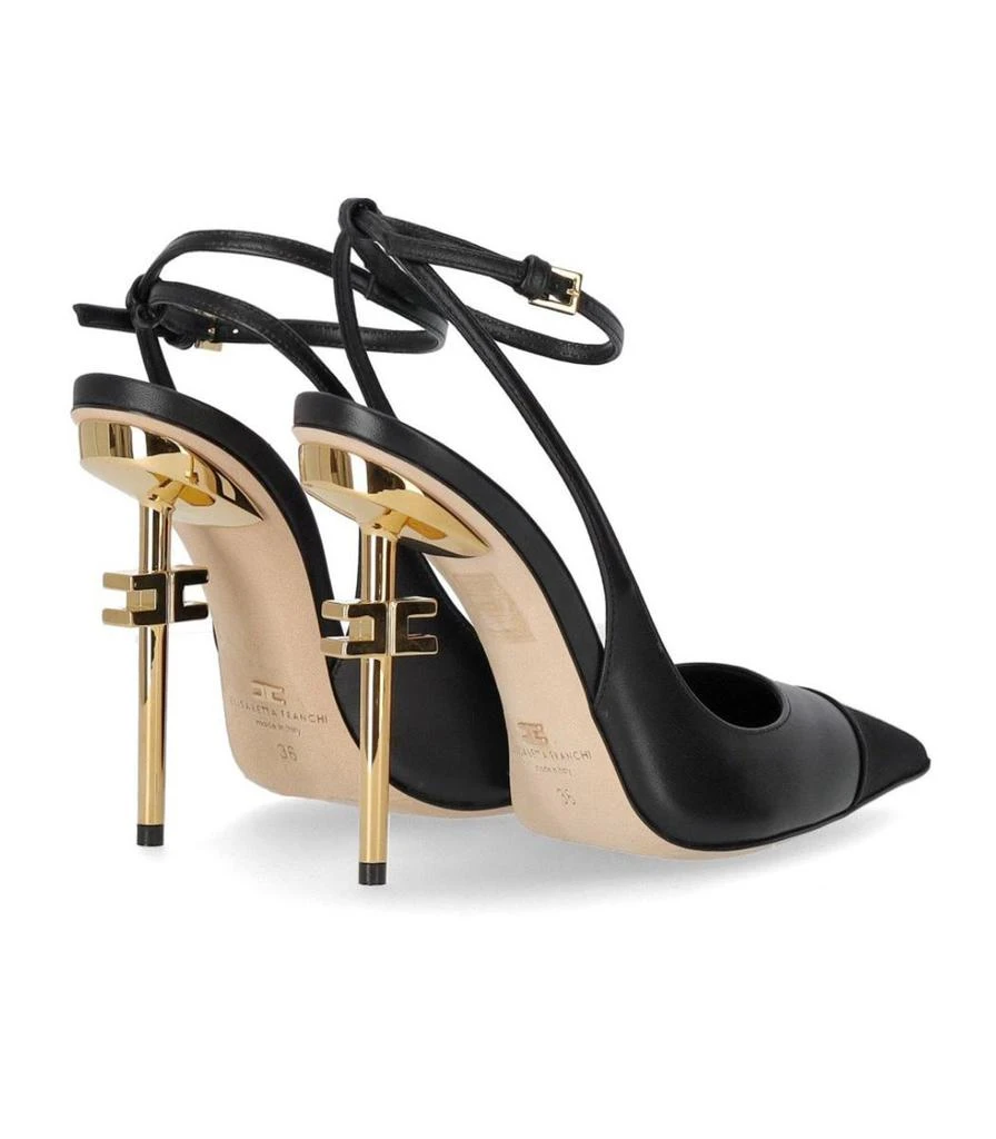 ELISABETTA FRANCHI Elisabetta Franchi Black Slingback Pump 4