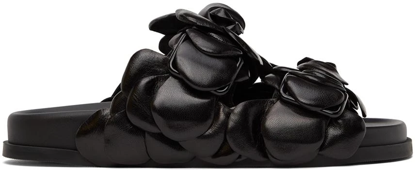 Valentino Black 03 Rose Edition Atelier Petal Sandals 1