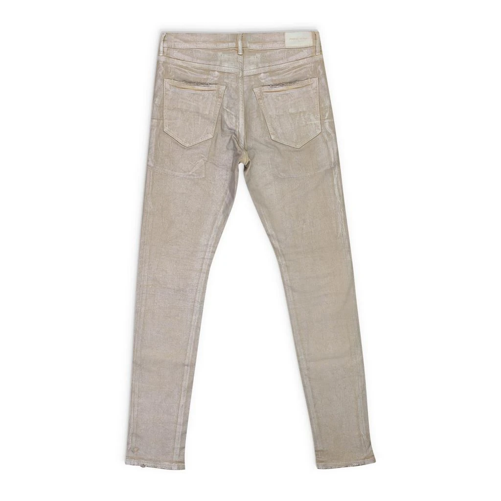 Purple Brand SAND IRIDESCENT PEARL SKINNY JEANS 2