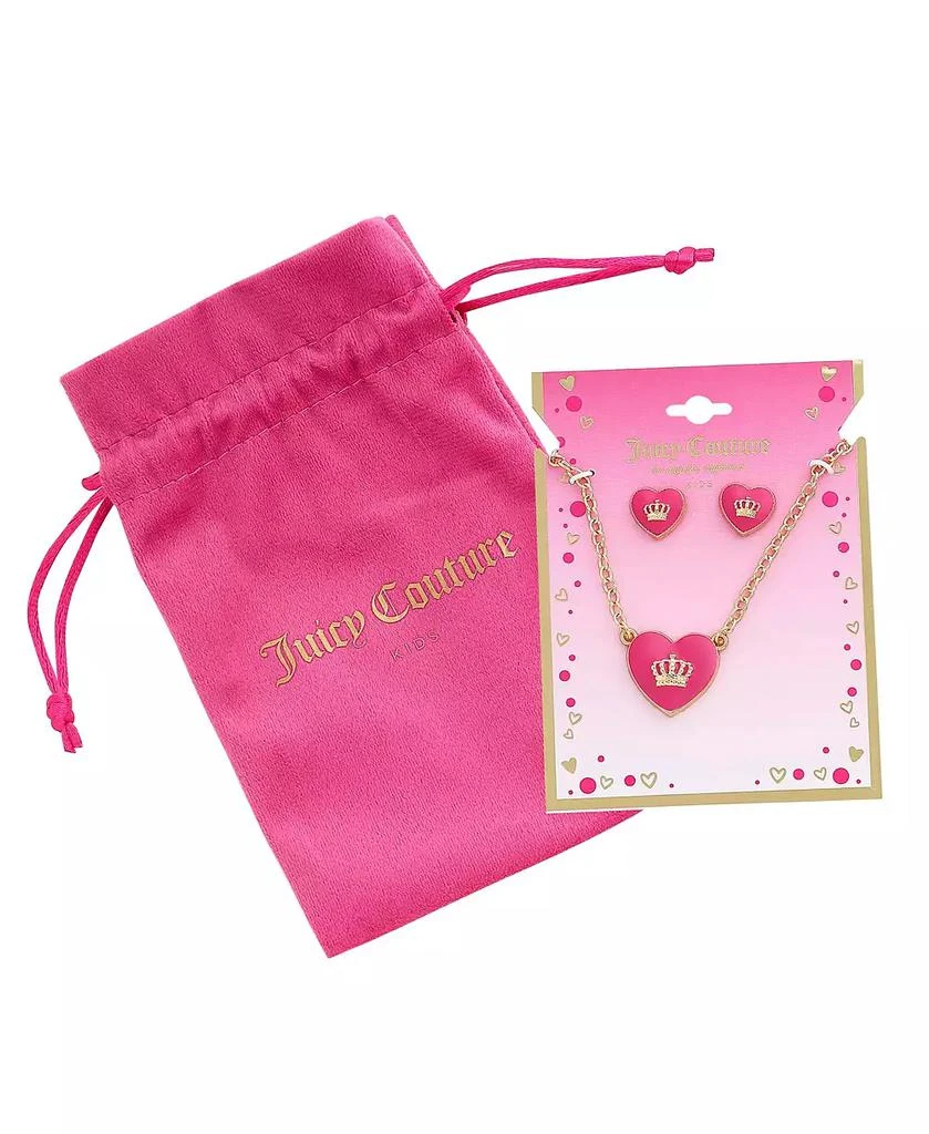 Juicy Couture Juicy Couture 15

 + 2

 Crown Logo Heart Pendant Necklace - Adjustable 8