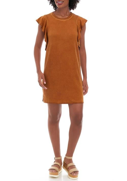 Wonderly Womens Ruffle Sleeve Dress 1