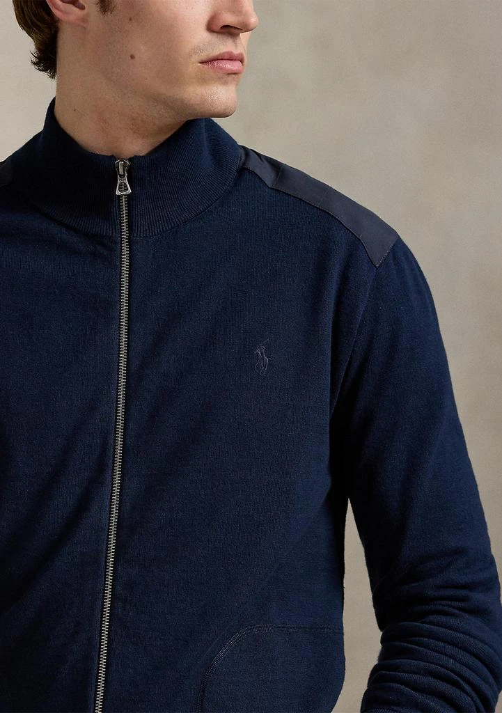 Ralph Lauren Hybrid Full-Zip Mock neck Sweater 3