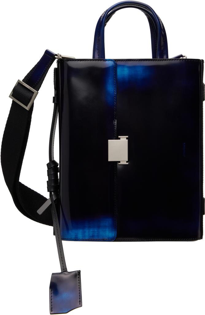 ADER error Black Patent Leather Tote