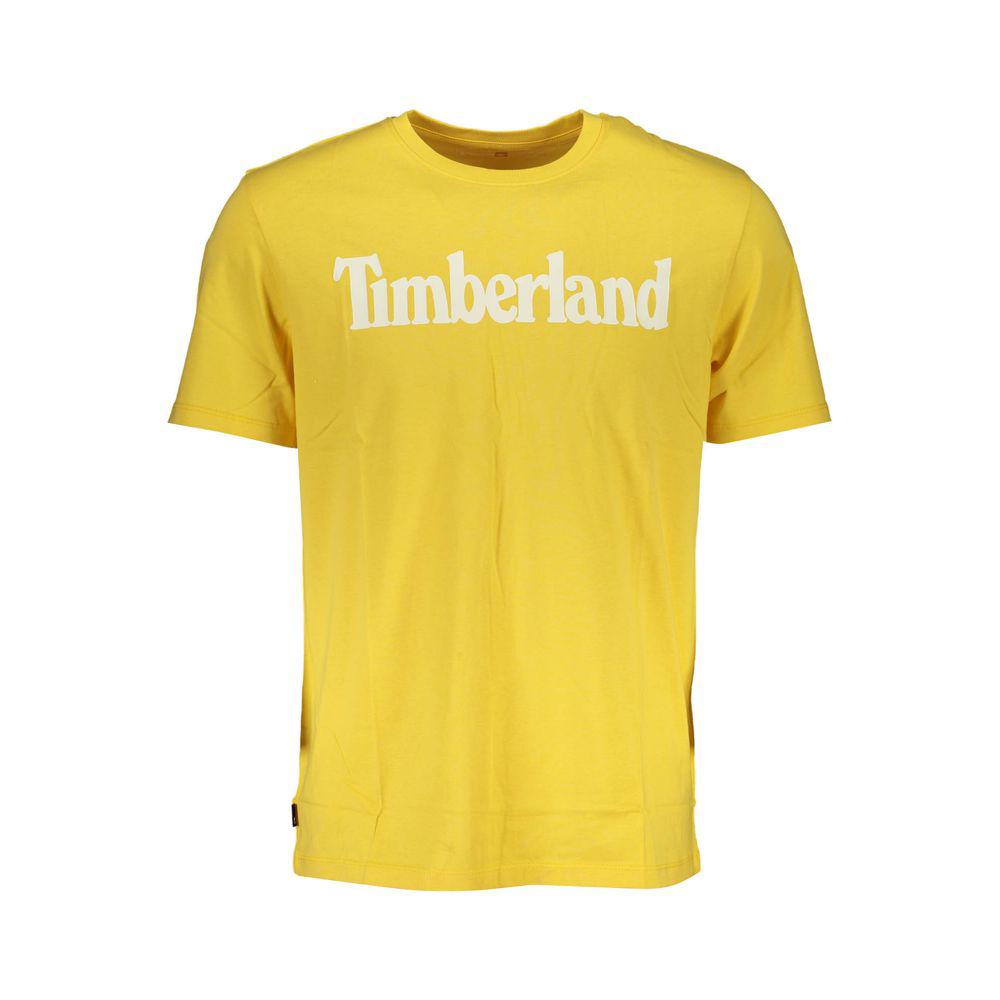 Timberland Timberland Yellow Cotton T-Shirt