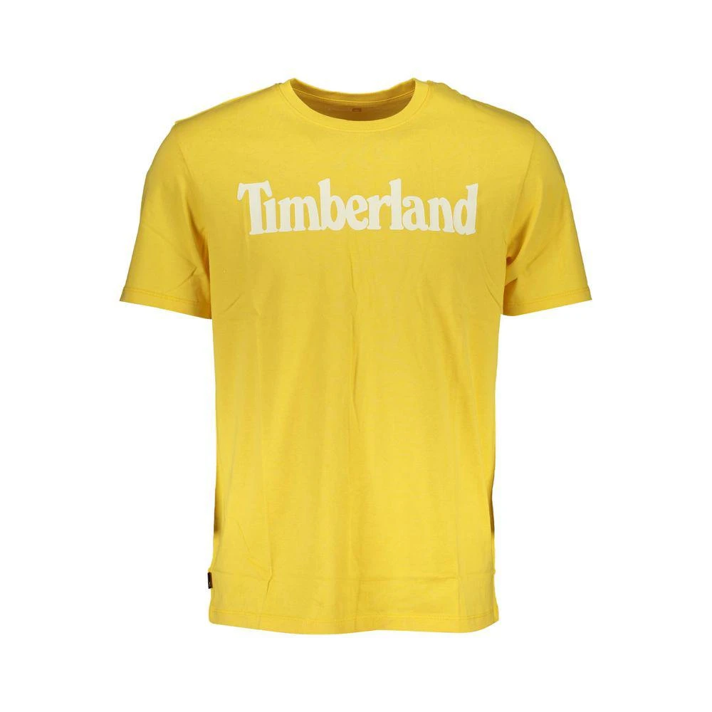Timberland Timberland Yellow Cotton T-Shirt 1