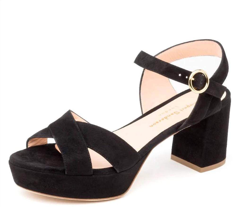 Rupert Sanderson Women's Deidre Low Platform Sandals In Black
