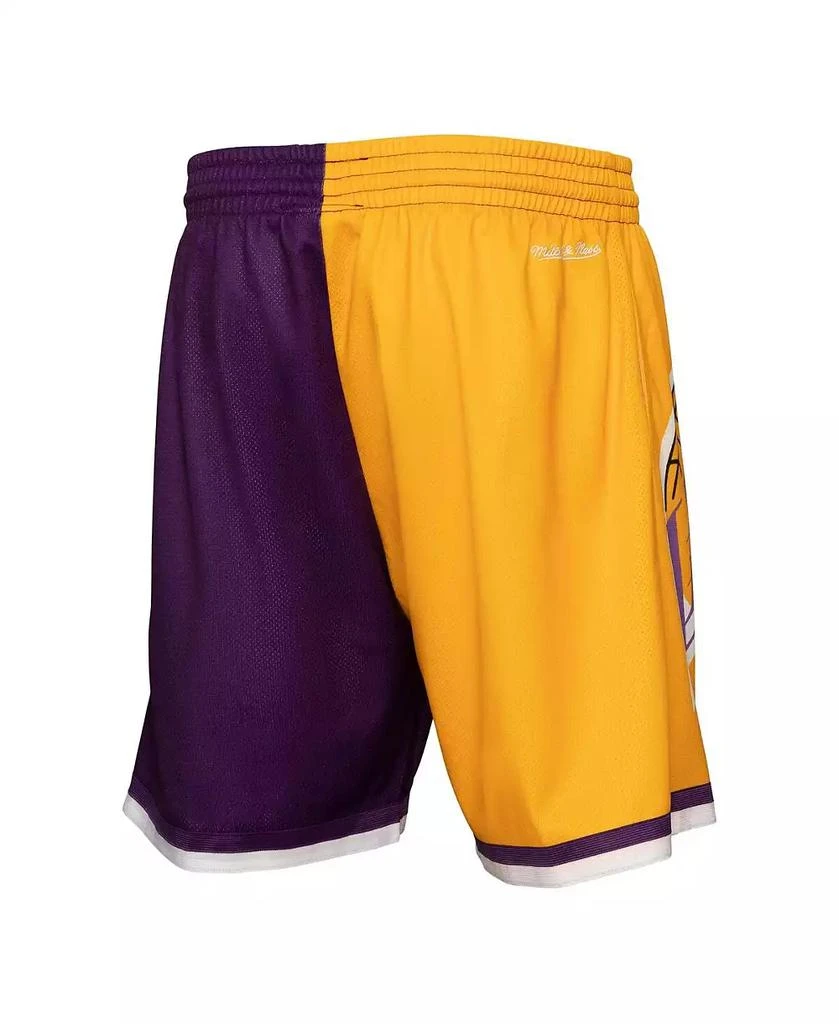 Mitchell & Ness Men's Gold Los Angeles Lakers Big Face 5.0 Fashion Shorts 3
