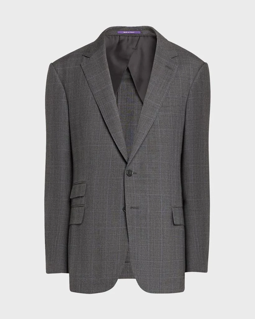 Ralph Lauren Men's Kent Hand-Tailored Glen Plaid Suit 1