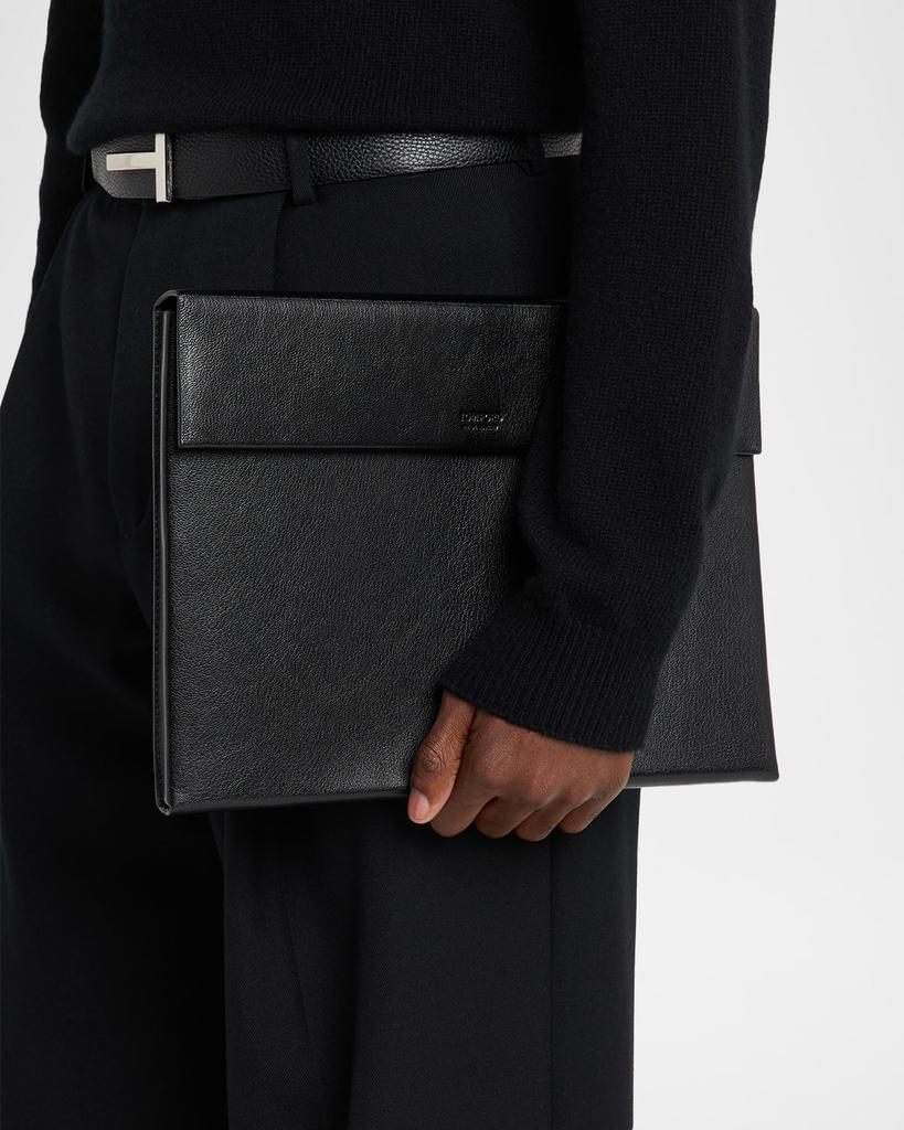 Tom Ford Men's Full-Grain Leather Portfolio Pouch
