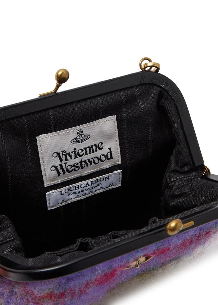 Vivienne Westwood Vivienne's tartan brushed shoulder bag 4