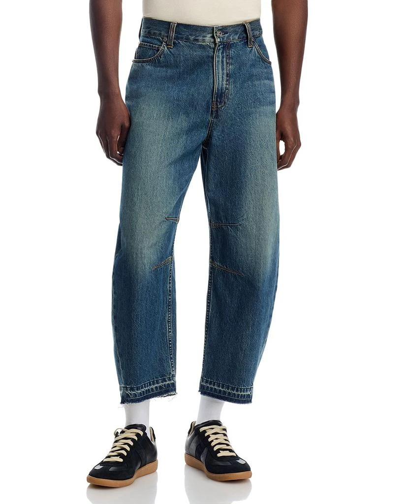 Helmut Lang Cocoon Re Hem Barrel Jeans in Tinted Vintage 1