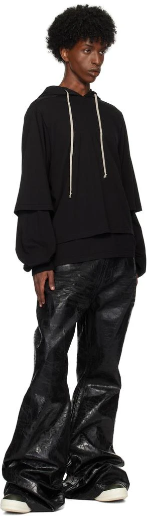 Rick Owens Black Porterville Hustler Hoodie 4